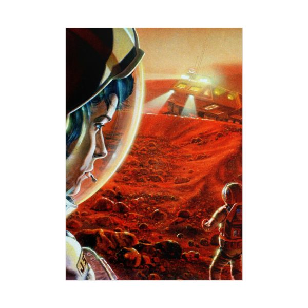 101894-115.jpg Astronauts Walking on Mars Poster