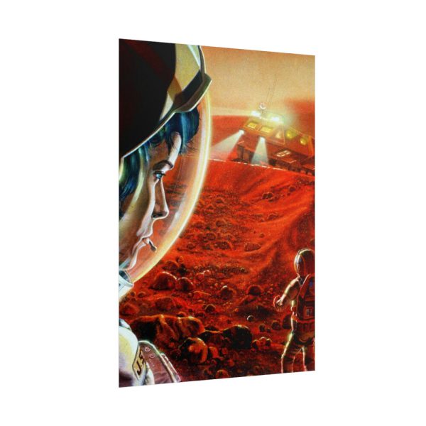 101894-117.jpg Astronauts Walking on Mars Poster