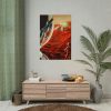 101894-118.jpg Astronauts Walking on Mars Poster