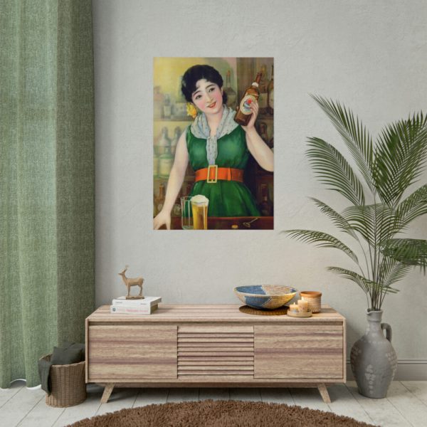 101894-148.jpg Asahi Beer Woman Poster