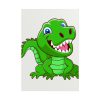 101894-180.jpg Smiling Crocodile Poster