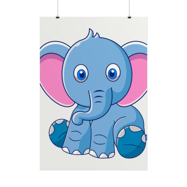 101894-186.jpg Baby Elephant Poster