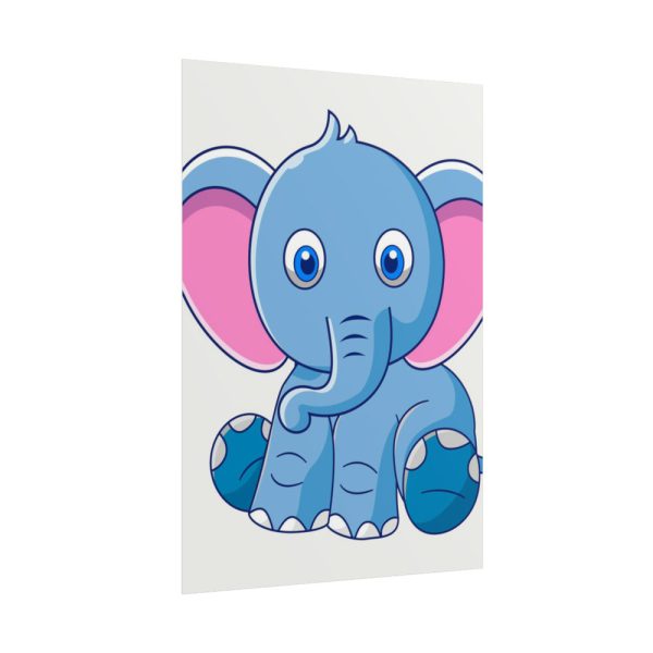 101894-187.jpg Baby Elephant Poster