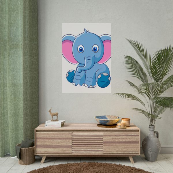 101894-188.jpg Baby Elephant Poster