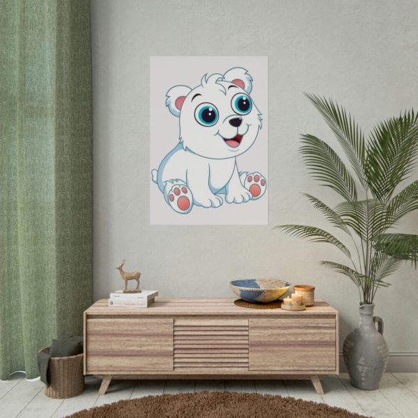 101894-193.jpg Baby Polar Bear Poster