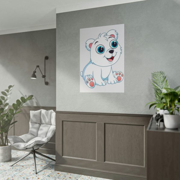 101894-194.jpg Baby Polar Bear Poster