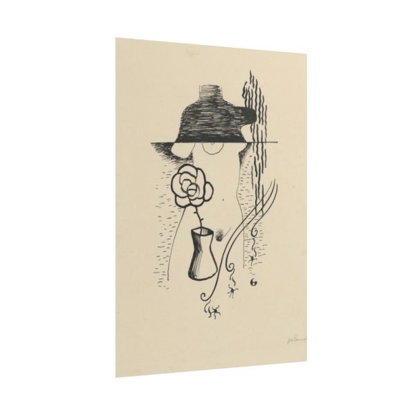 101894-212.jpg Woman and Flower by Mikuláš Galanda Poster