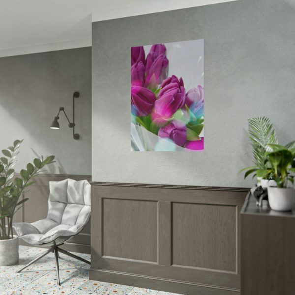 101894-239.jpg Purple Tulip Poster