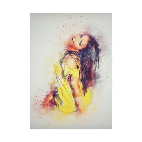 101894-290.jpg Colorful Portrait Girl Poster