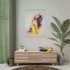 101894-293.jpg Colorful Portrait Girl Poster