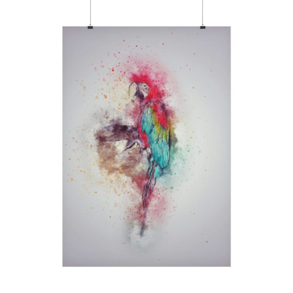 101894-296.jpg Parrot and Colors Poster