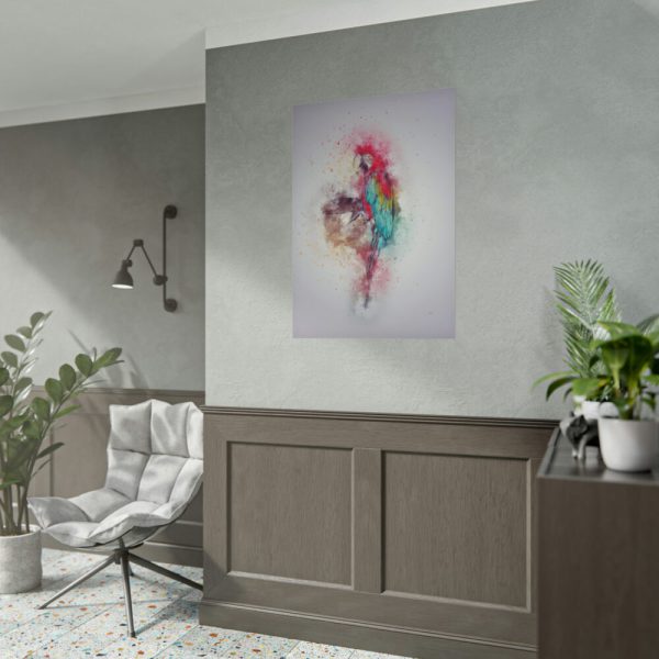 101894-299.jpg Parrot and Colors Poster