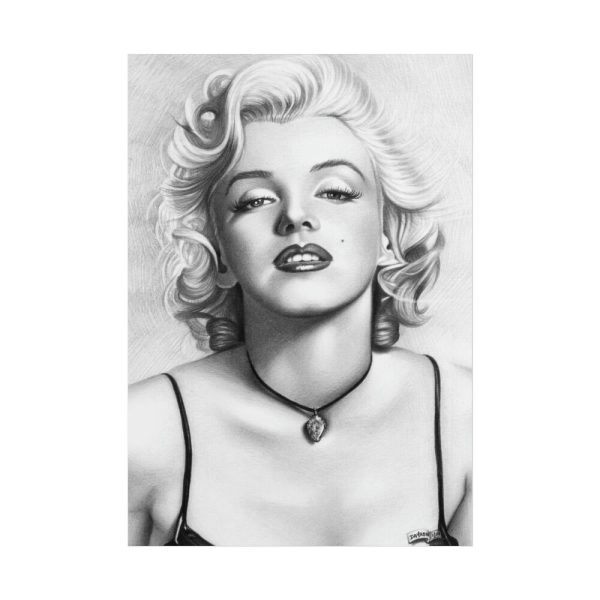 101894-65.jpg Marilyn Monroe Picture Drawing Poster