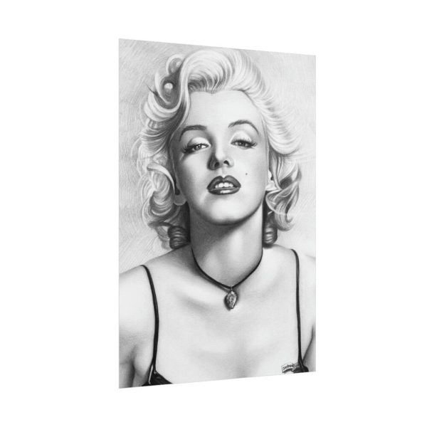 101894-67.jpg Marilyn Monroe Picture Drawing Poster