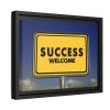 88280-1.jpg Success Welcome Invitation Framed Canvas