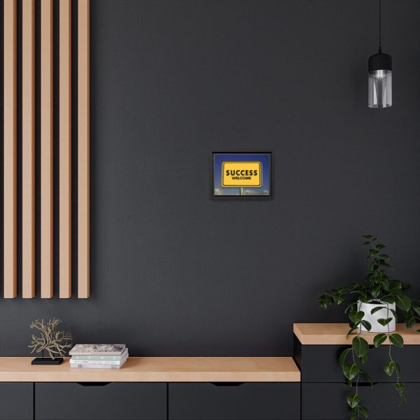 88280-4.jpg Success Welcome Invitation Framed Canvas