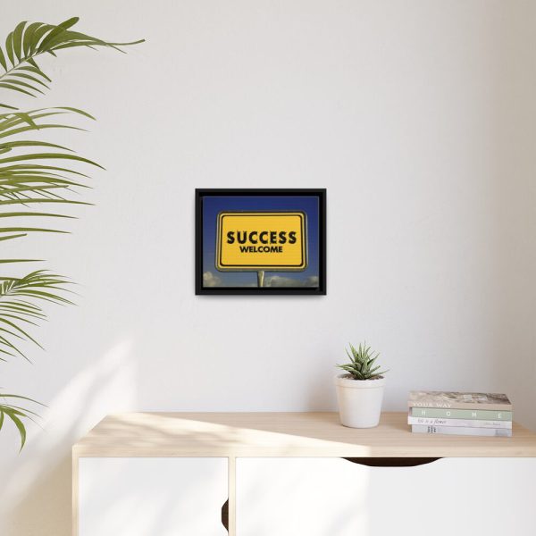 88281-3.jpg Success Welcome Invitation Framed Canvas
