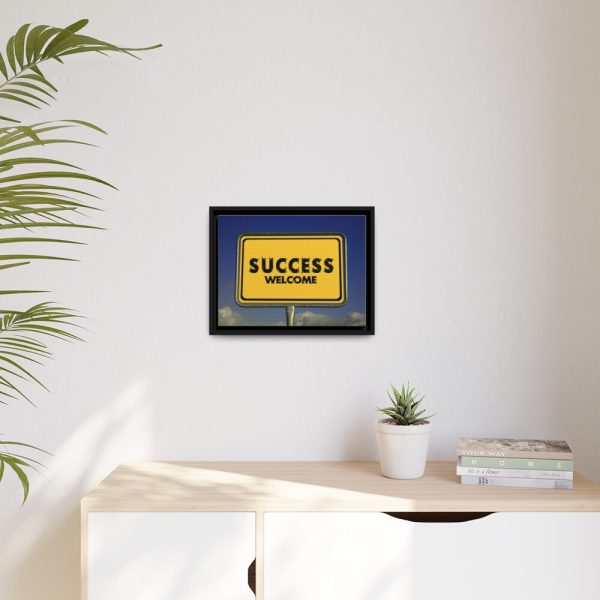 88282-3.jpg Success Welcome Invitation Framed Canvas