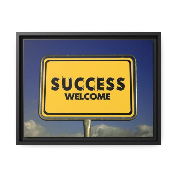 88282.jpg Success Welcome Invitation Framed Canvas