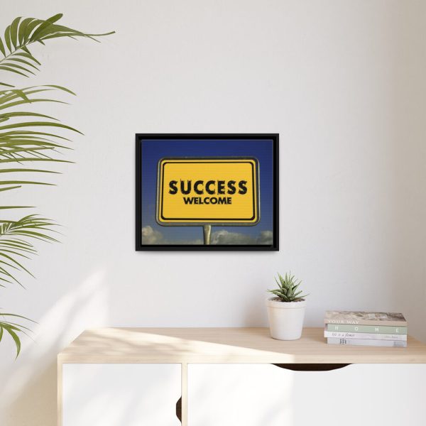 88283-3.jpg Success Welcome Invitation Framed Canvas