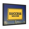 88284-1.jpg Success Welcome Invitation Framed Canvas