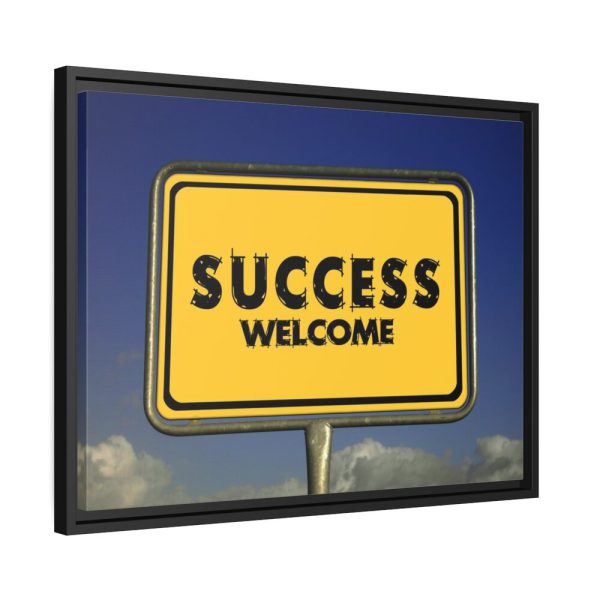 88284-1.jpg Success Welcome Invitation Framed Canvas