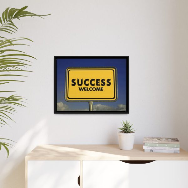 88284-3.jpg Success Welcome Invitation Framed Canvas