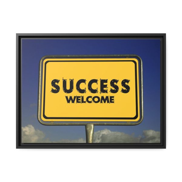 88284.jpg Success Welcome Invitation Framed Canvas