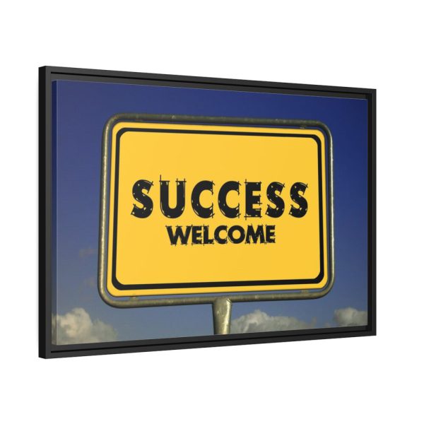 88285-1.jpg Success Welcome Invitation Framed Canvas