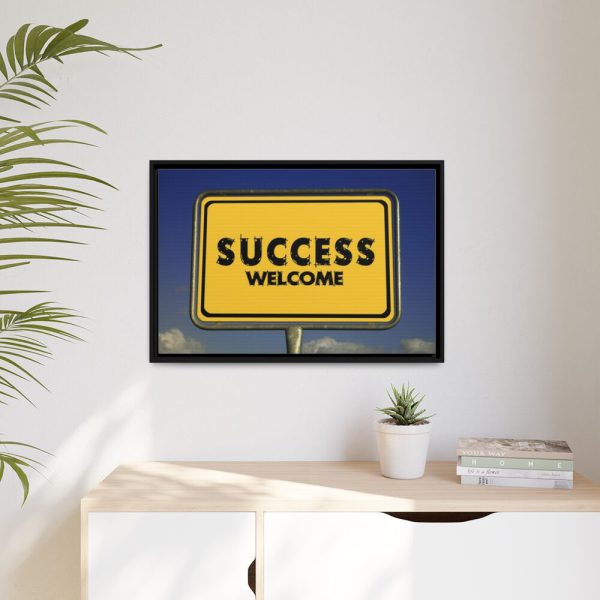 88285-3.jpg Success Welcome Invitation Framed Canvas