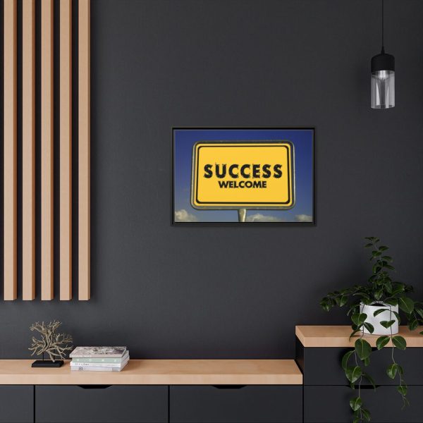 88285-4.jpg Success Welcome Invitation Framed Canvas