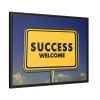 88286-1.jpg Success Welcome Invitation Framed Canvas