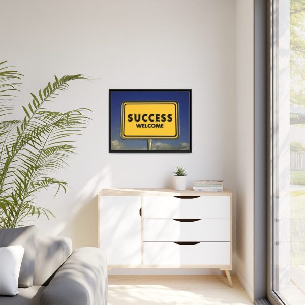 88286-3.jpg Success Welcome Invitation Framed Canvas