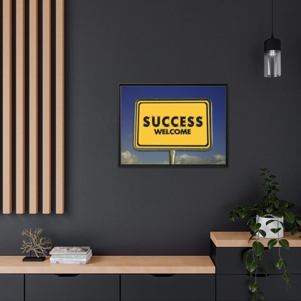 88286-4.jpg Success Welcome Invitation Framed Canvas