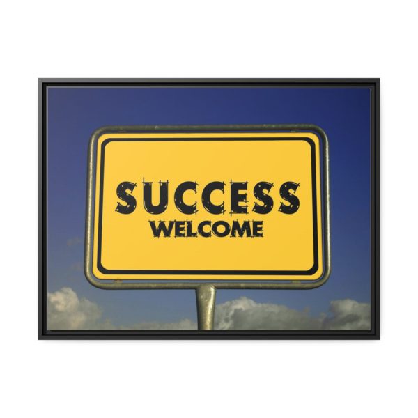 88286.jpg Success Welcome Invitation Framed Canvas