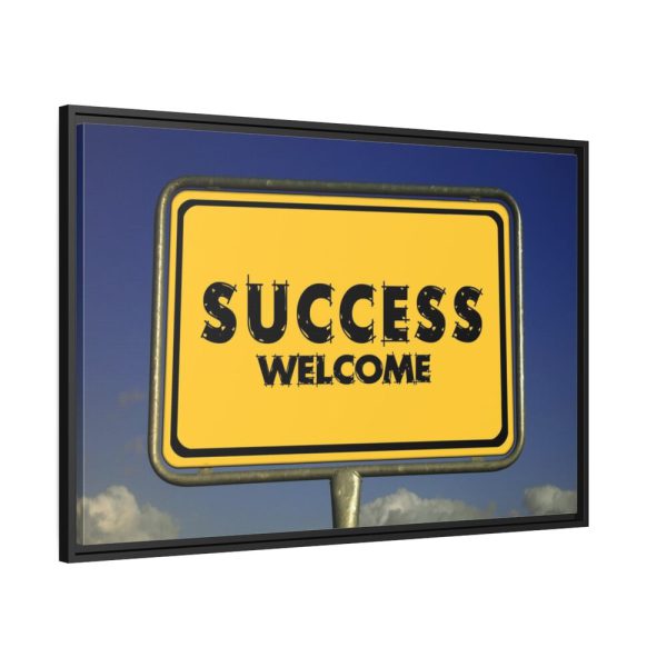 88287-1.jpg Success Welcome Invitation Framed Canvas