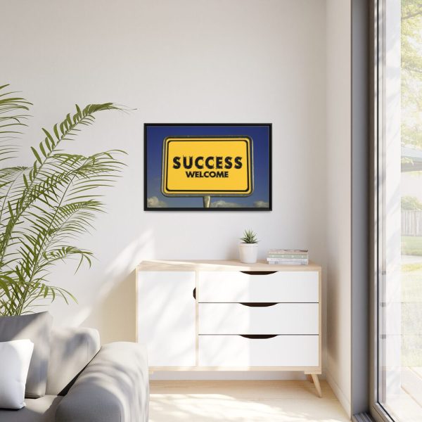 88287-3.jpg Success Welcome Invitation Framed Canvas