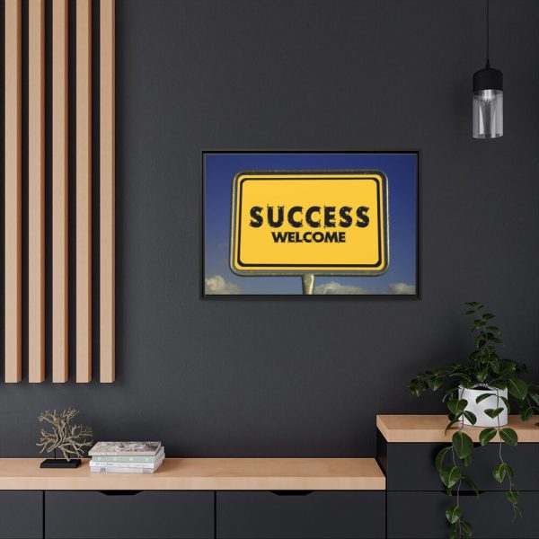 88287-4.jpg Success Welcome Invitation Framed Canvas
