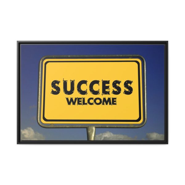 88287.jpg Success Welcome Invitation Framed Canvas