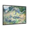88289-10.jpg Leaping Laelaps by Charles R. Knight Framed Canvas