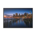 Beautiful New York City Sunset Framed Canvas - Image 2