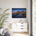 Beautiful New York City Sunset Framed Canvas - Image 4