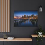 Beautiful New York City Sunset Framed Canvas - Image 5
