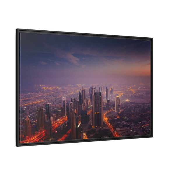 88289-105.jpg Dubai at Sunrise Framed Canvas