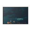 Aesthetic Clouded City Framed Canvas