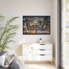 88289-133.jpg Dubai Skyscrapers at Night Framed Canvas