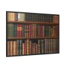 88289-135.jpg Antique Books in a Library Framed Canvas