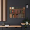 88289-139.jpg Antique Books in a Library Framed Canvas