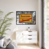 88289-18.jpg Sign for Work Framed Canvas