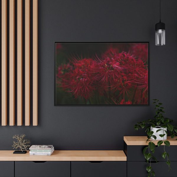 88289-209.jpg Red Spider Lilies Framed Canvas
